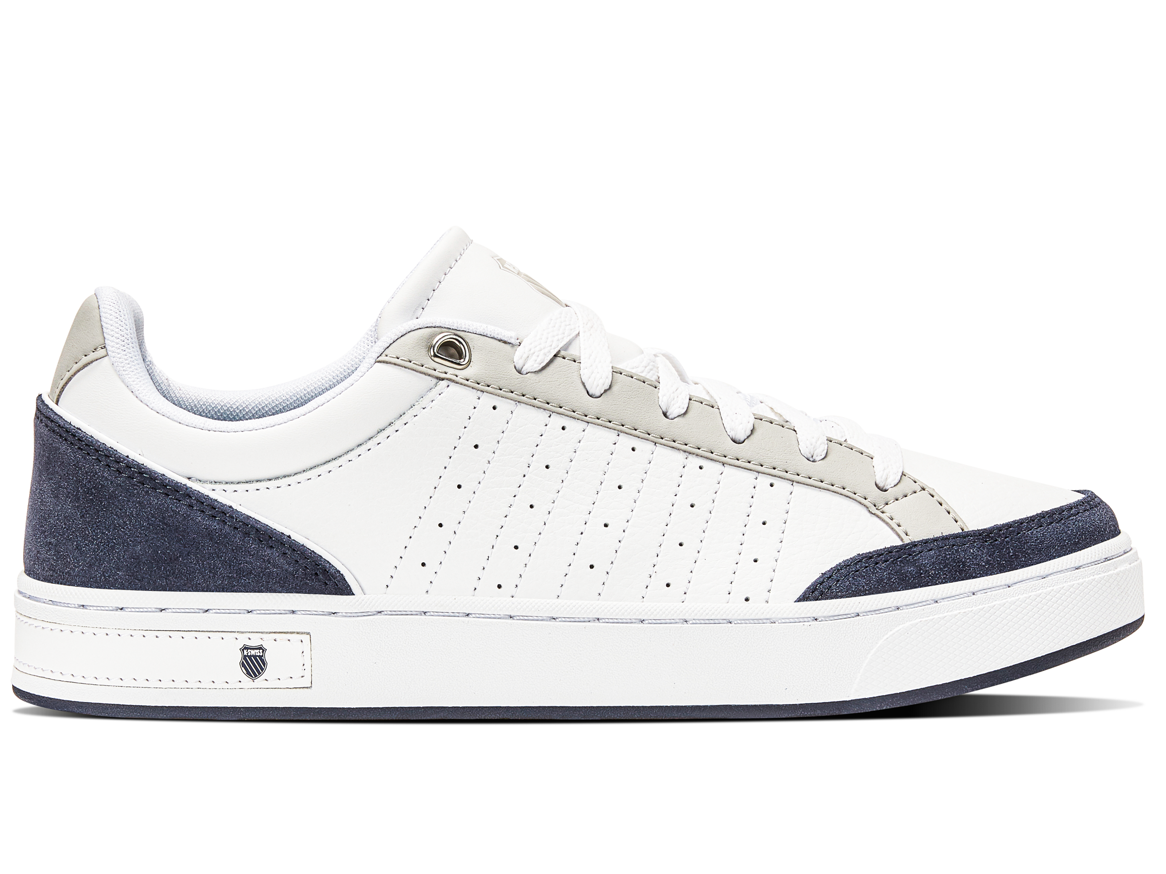 07411-123-M | COURT BLOCK | WHITE/NAVY/GRAY