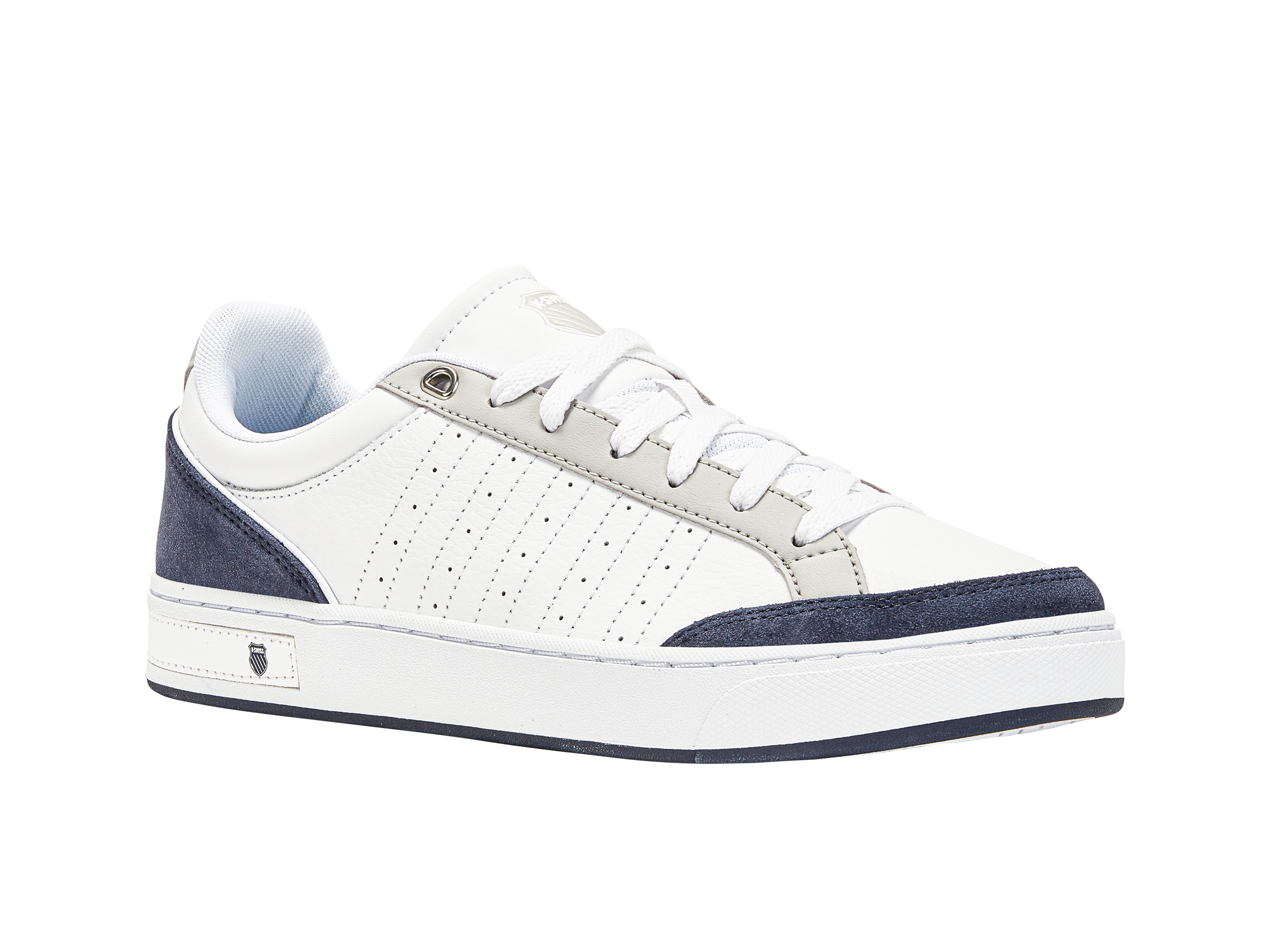 07411-123-M | COURT BLOCK | WHITE/NAVY/GRAY