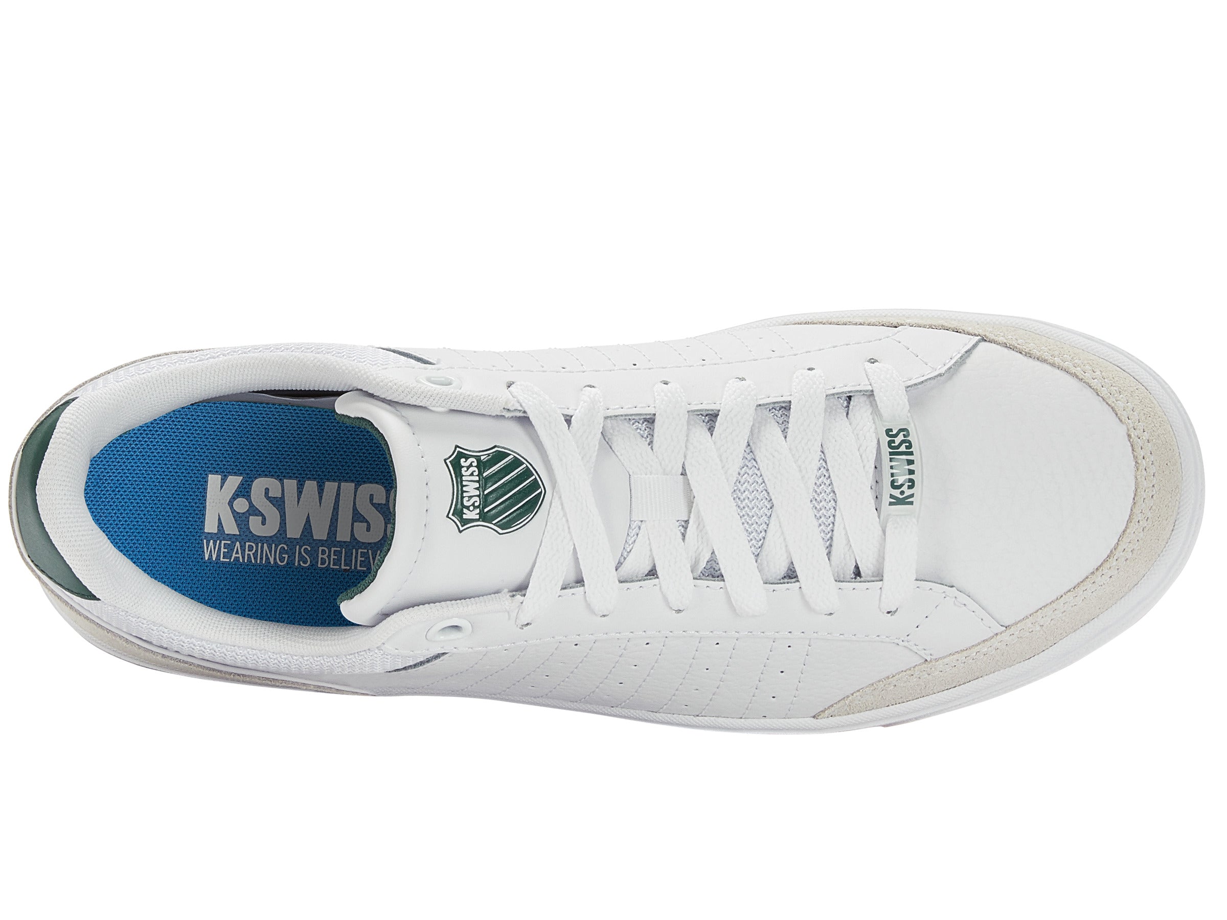 07411-904-M | COURT BLOCK | WHITE/POSY GREEN/GUM