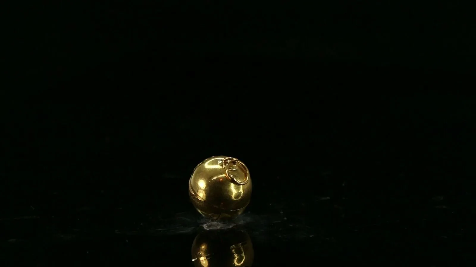 22k Pendant Solid Gold ELEGANT Classic Simple Ball Charm Pendant p3088