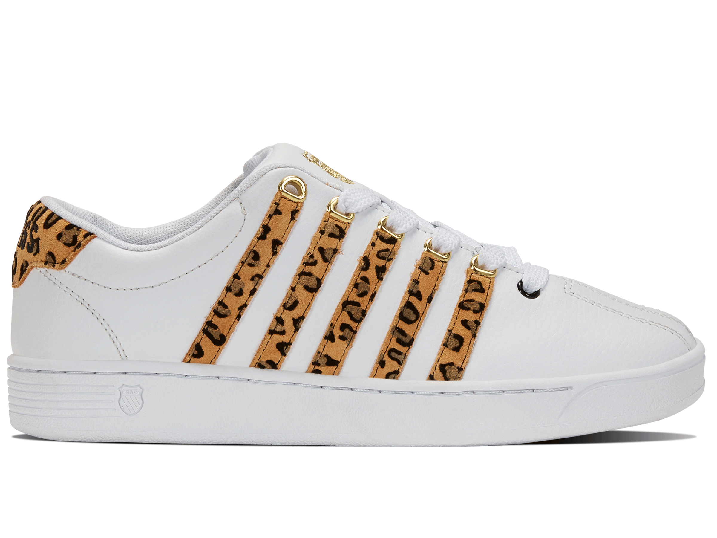 96793-138-M | COURT PRO II | WHITE/LEOPARD