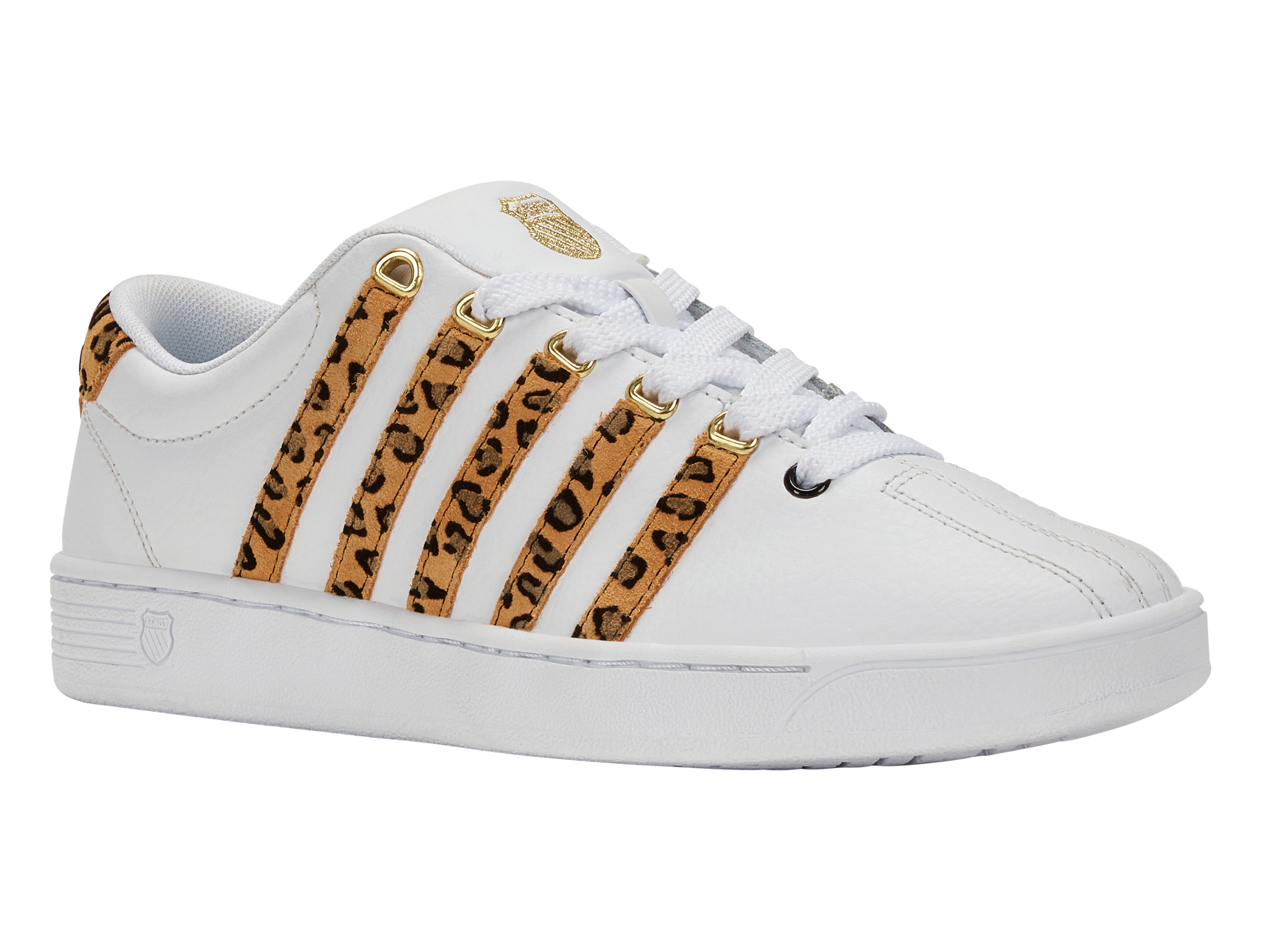 96793-138-M | COURT PRO II | WHITE/LEOPARD