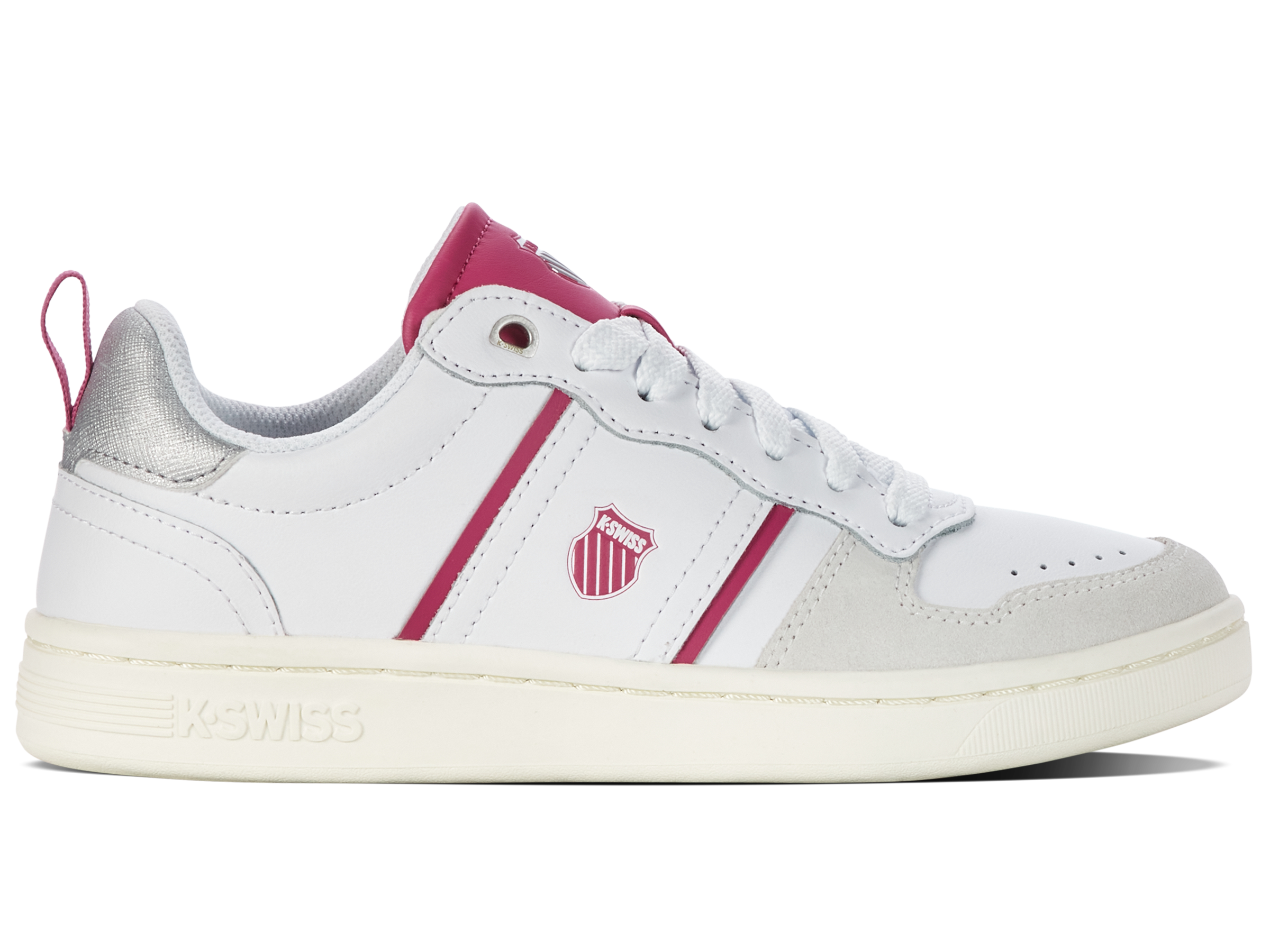 98903-976-M | LOZAN MATCH LTH | WHITE/RASPBERRY/STAR