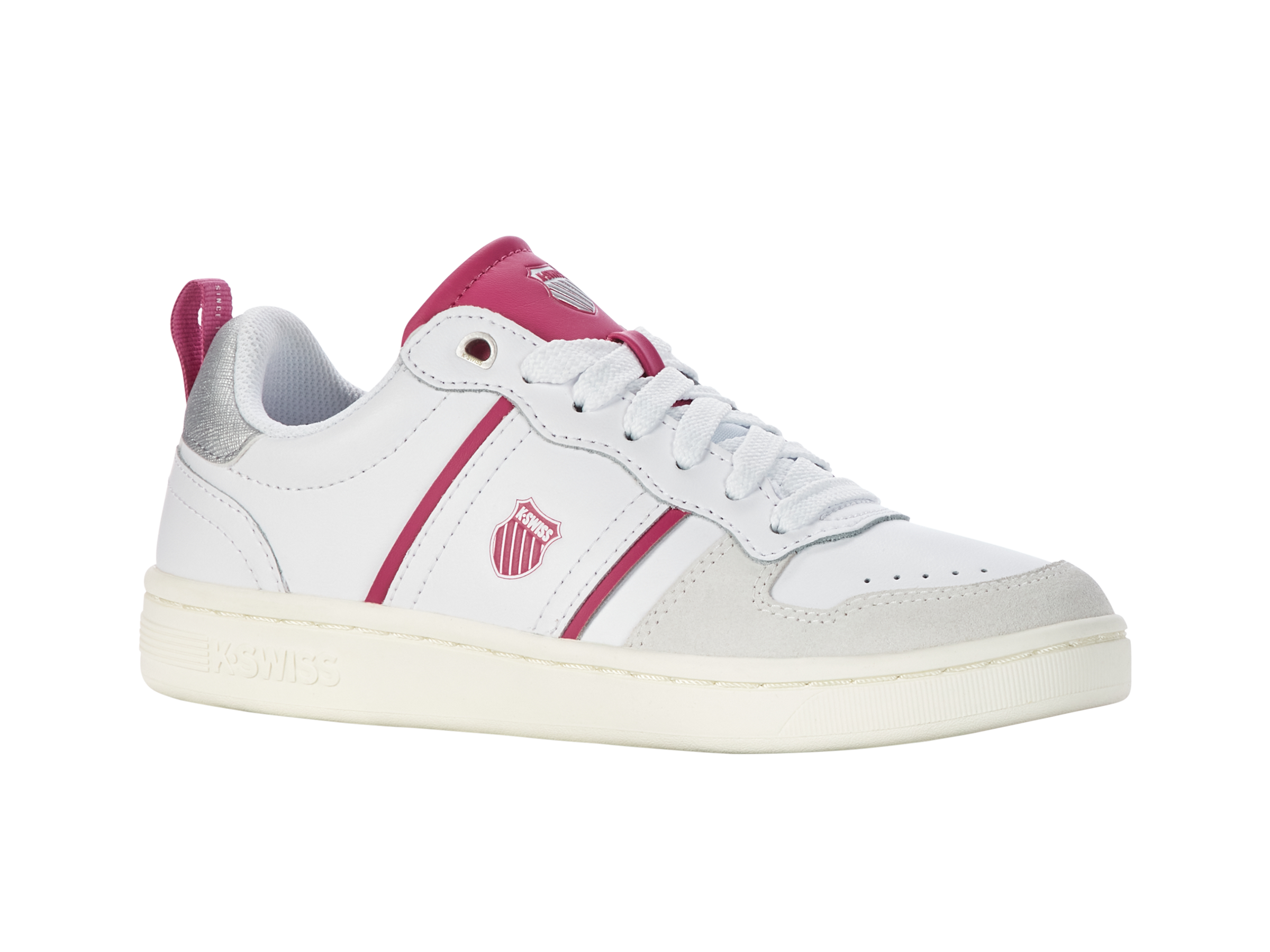 98903-976-M | LOZAN MATCH LTH | WHITE/RASPBERRY/STAR