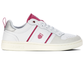 98903-976-M | LOZAN MATCH LTH | WHITE/RASPBERRY/STAR