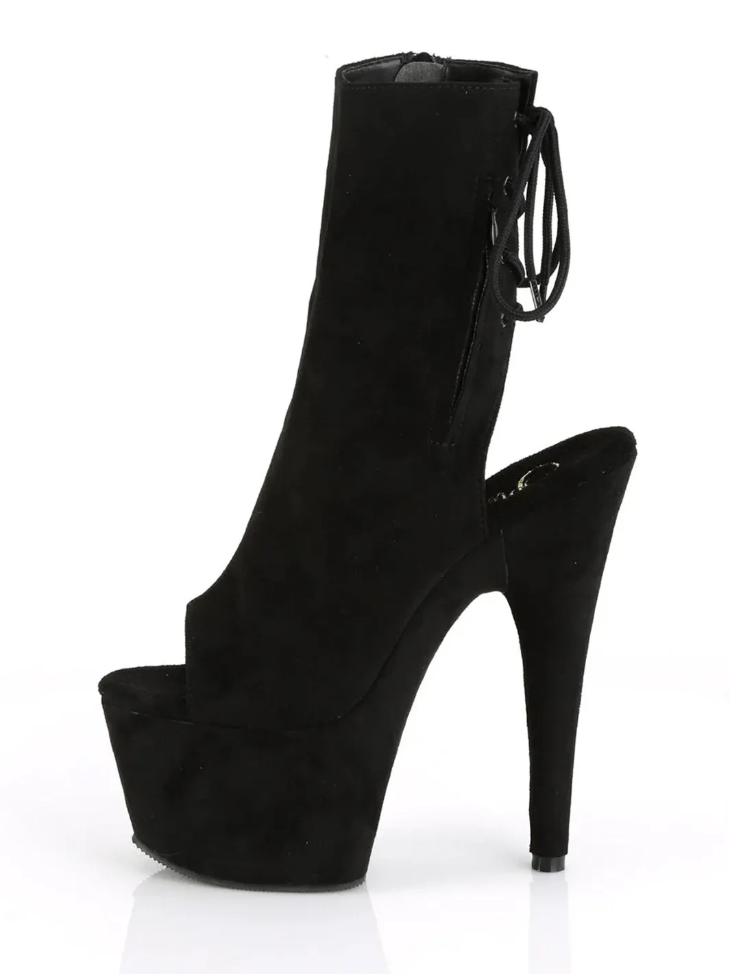 ADORE-1018FS - BLACK FAUX SUEDE  PRE ORDER 