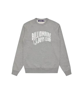 ARCH LOGO CREWNECK - HEATHER GREY