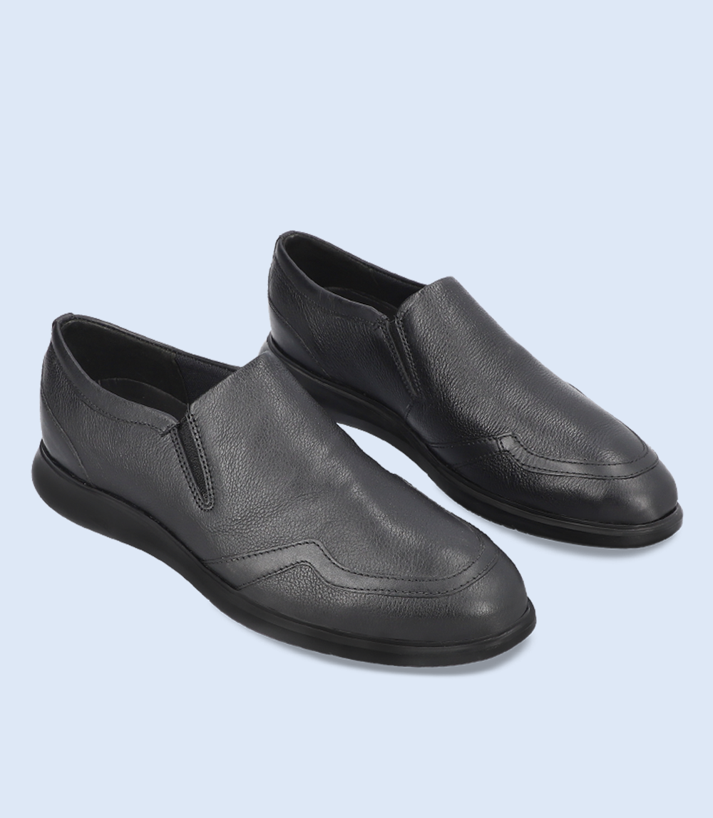 BM4207-BLACK-Men Comfort Life Style Shoes