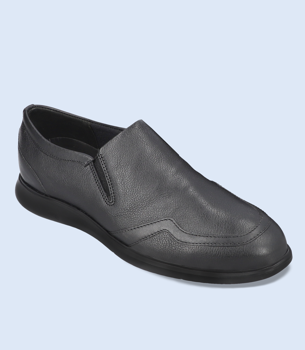 BM4207-BLACK-Men Comfort Life Style Shoes