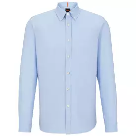 Boss Rickert Oxford Regular Fit LS Shirt - Sky Blue