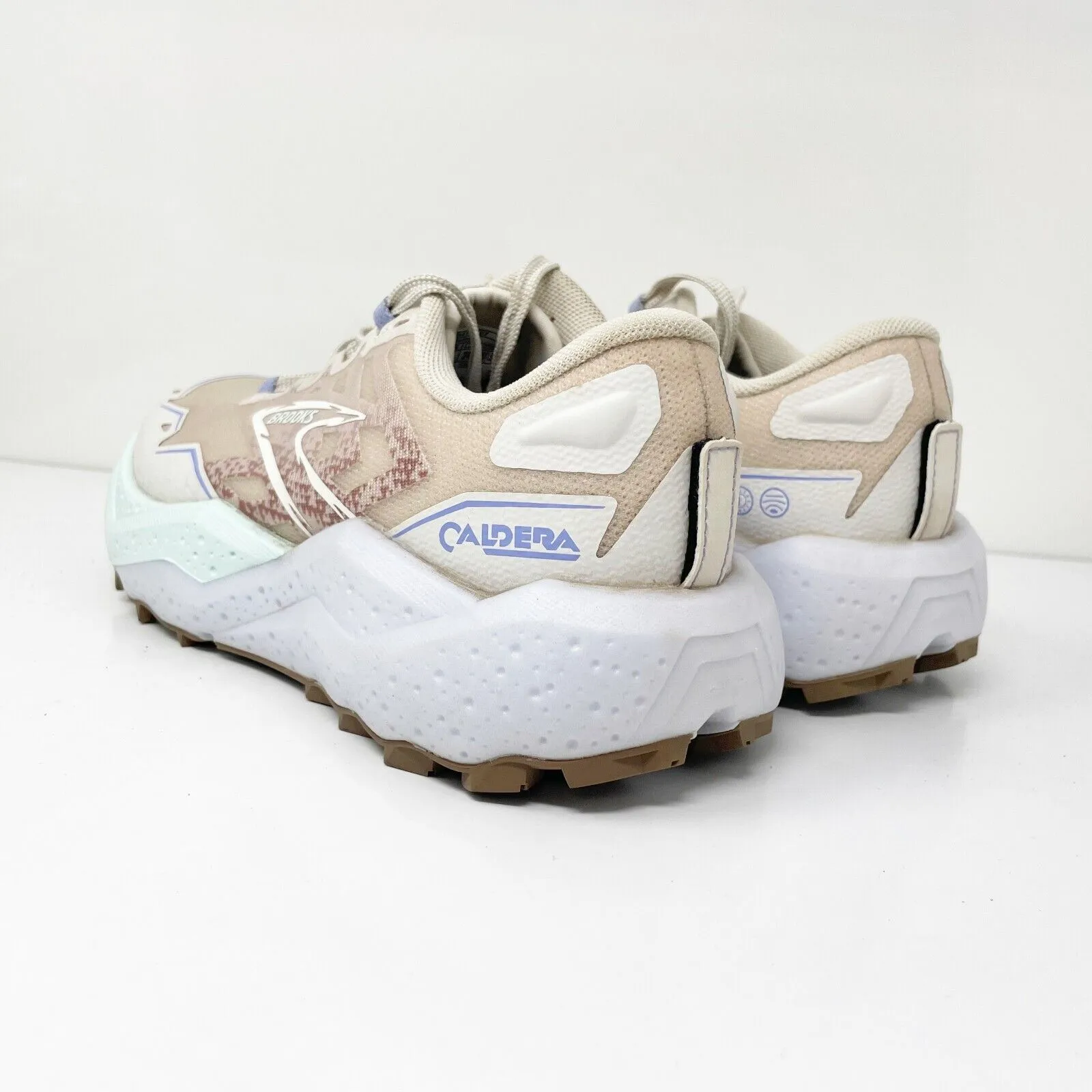 Brooks Womens Caldera 7 1204041B227 Beige Running Shoes Sneakers Size 7 B