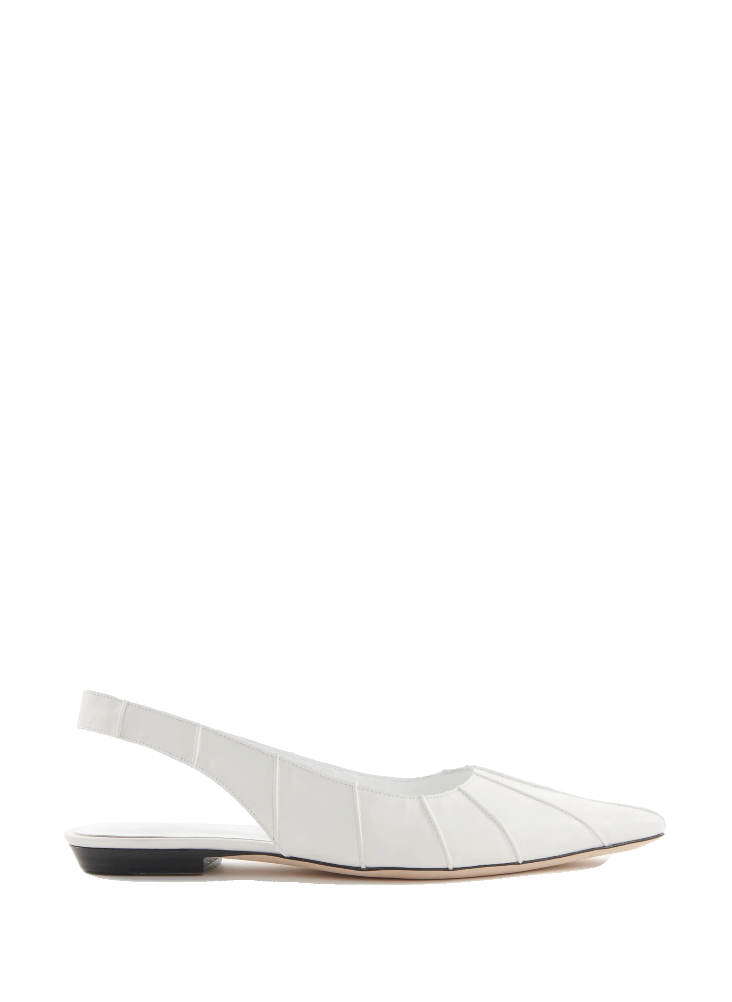 By far  Leather ballet flats  - White