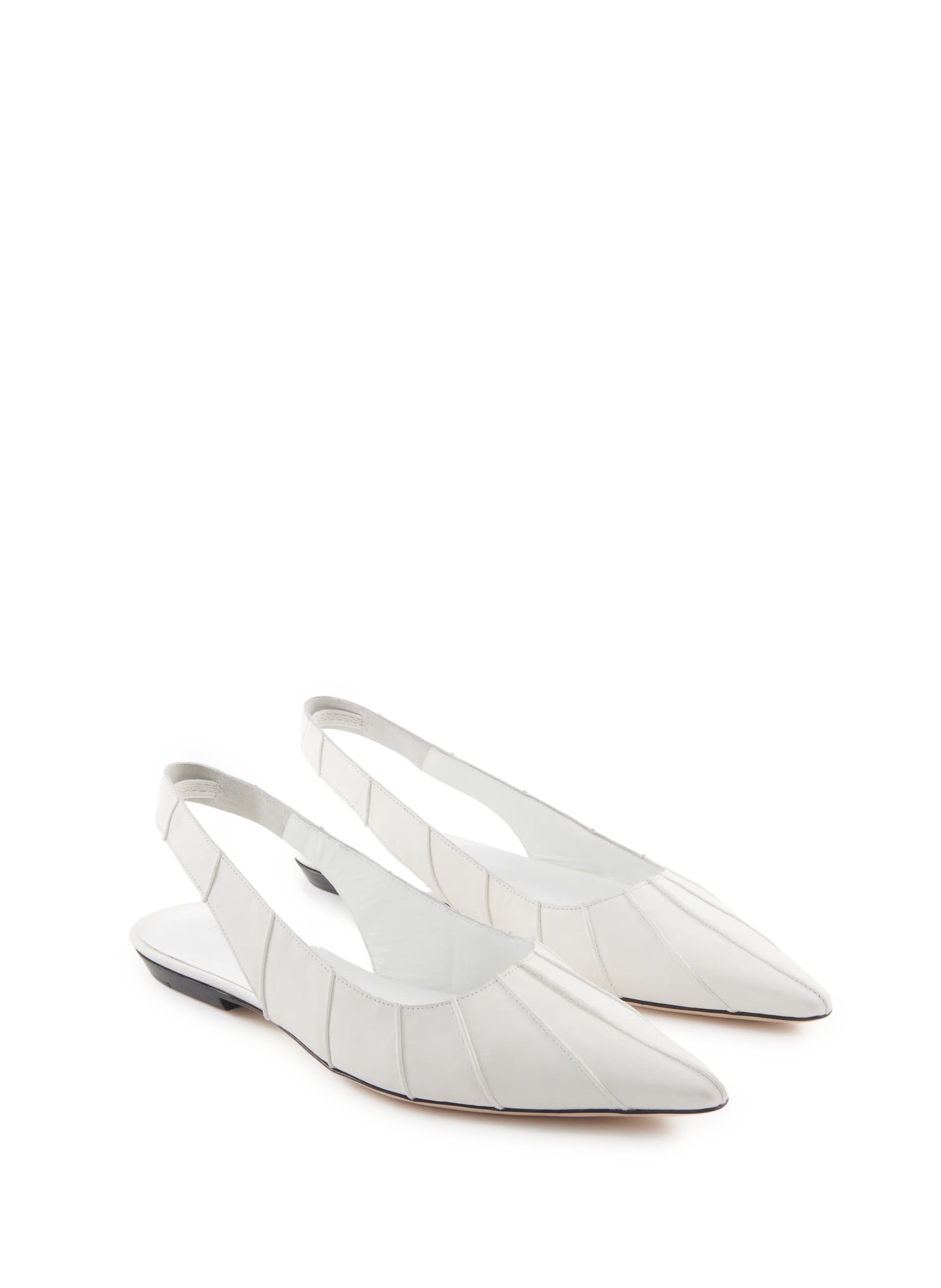 By far  Leather ballet flats  - White