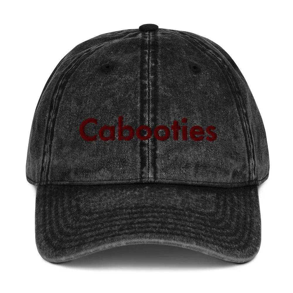 Cabooties Vintage Cotton Twill Cap for Adults