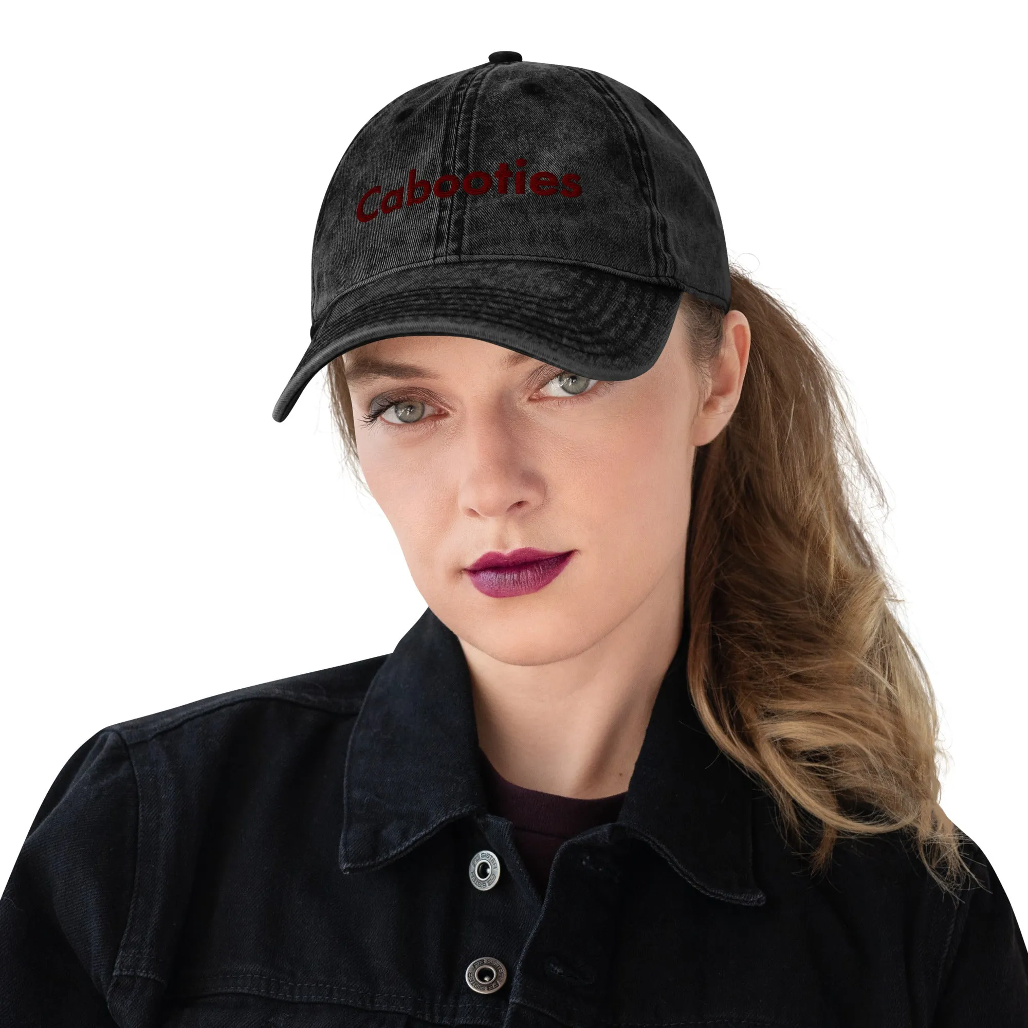 Cabooties Vintage Cotton Twill Cap for Adults