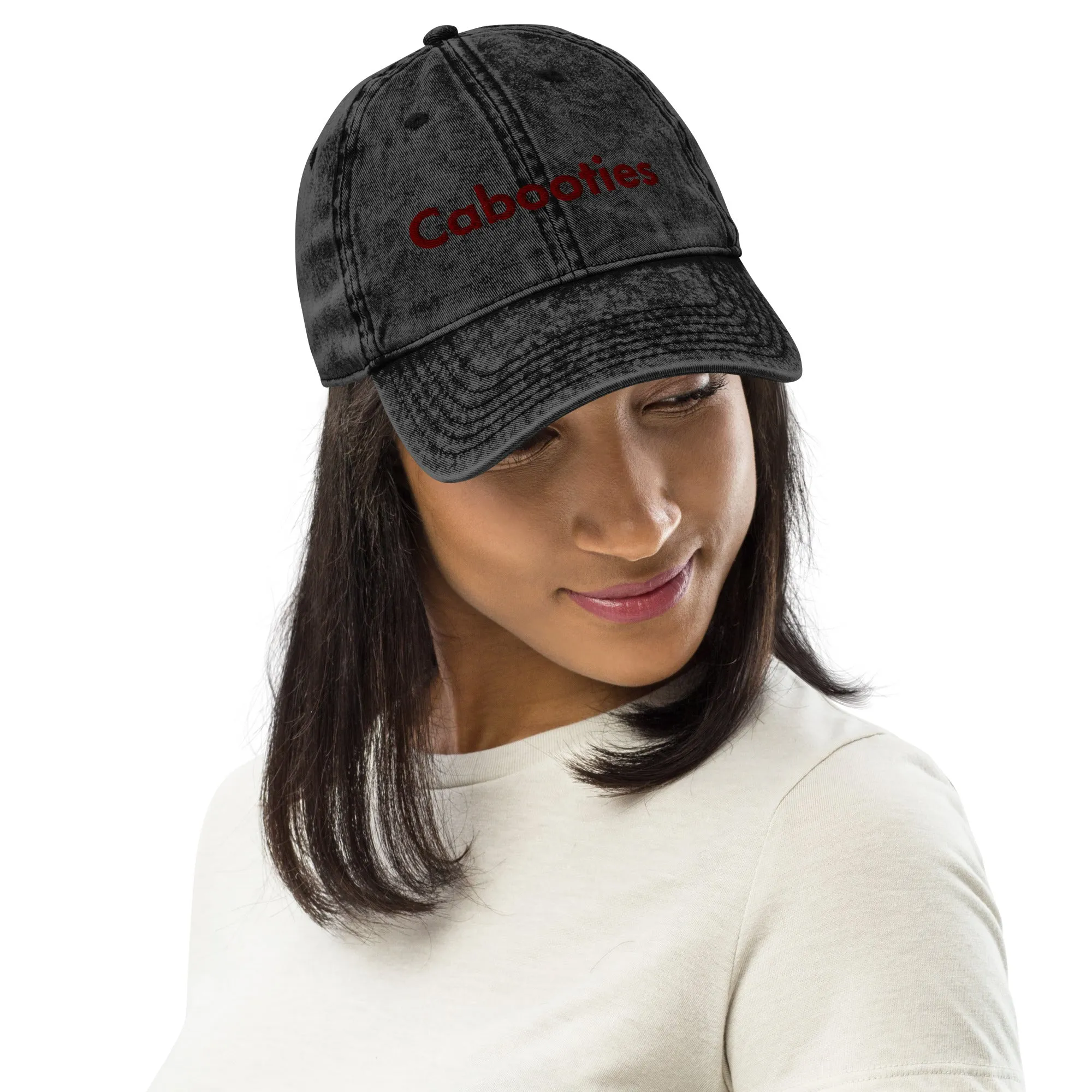 Cabooties Vintage Cotton Twill Cap for Adults