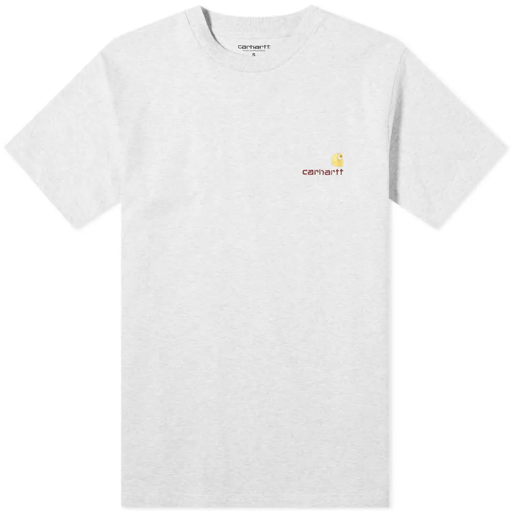 Carhartt WIP American Script T-ShirtAsh Heather