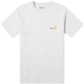 Carhartt WIP American Script T-ShirtAsh Heather