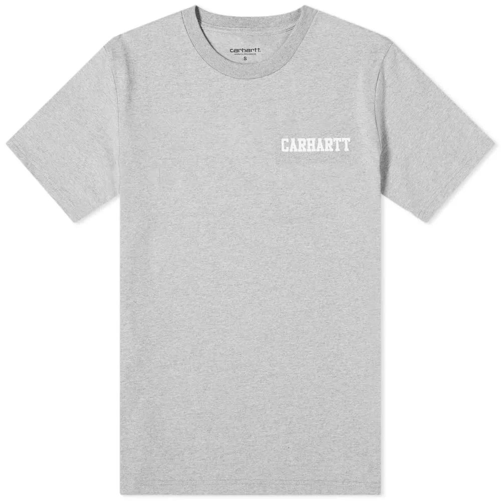 Carhartt WIP College Script TeeGrey Heather