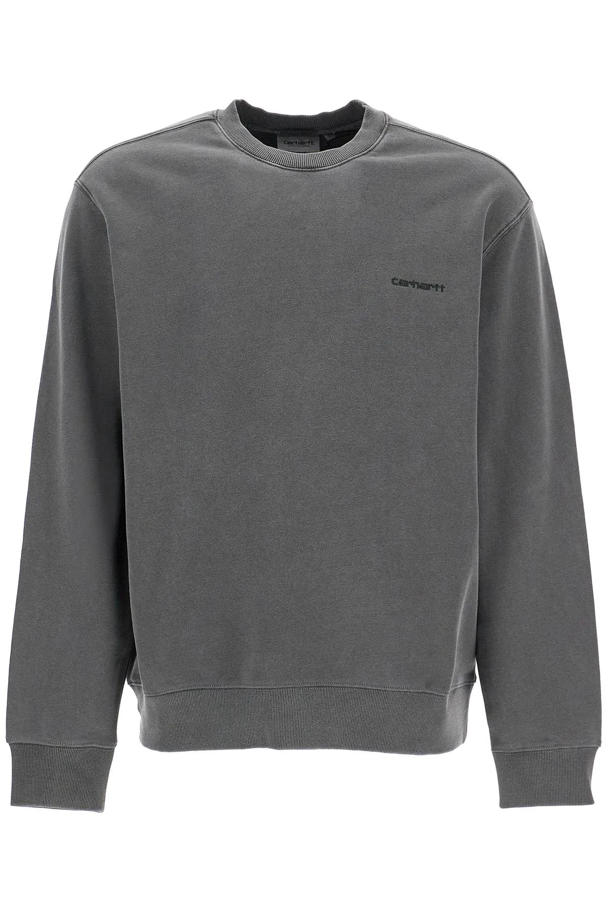 Carhartt Wip Duster Script Crewneck Sweat   Grey