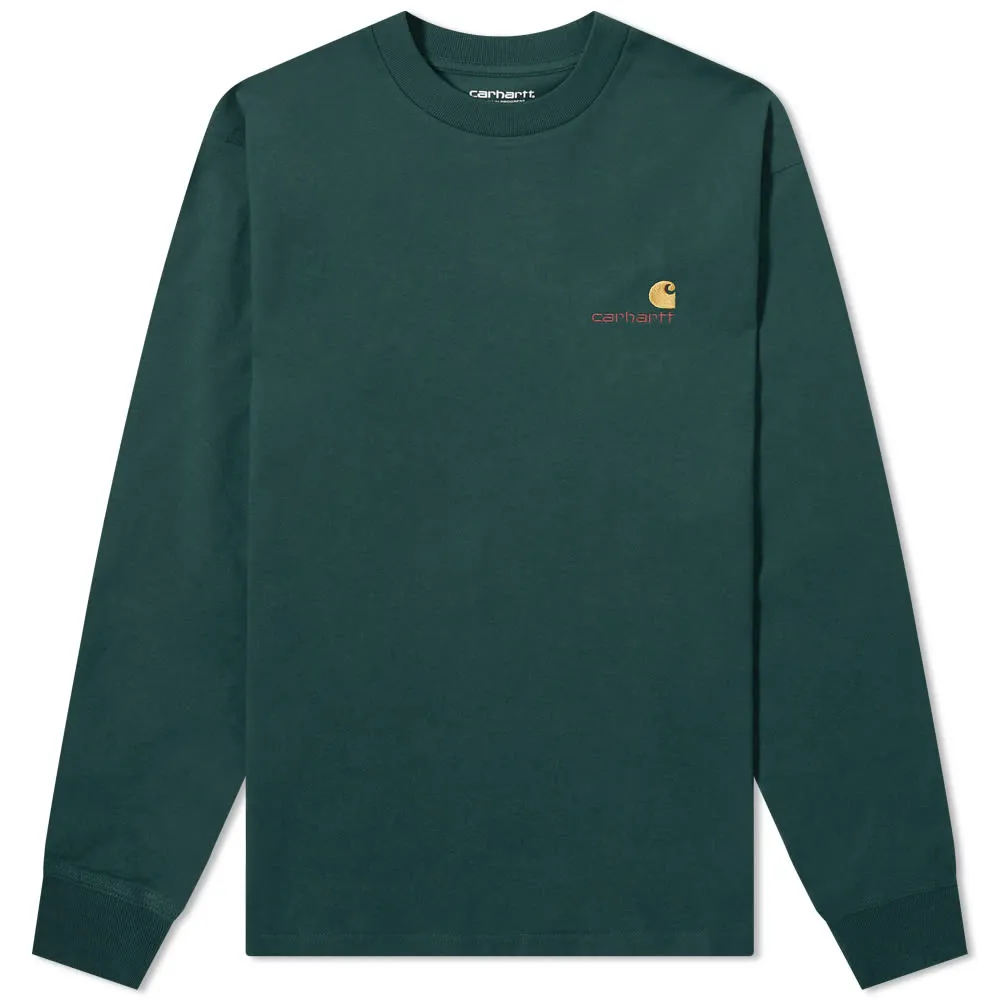 Carhartt WIP Long Sleeve American Script T-ShirtGrove