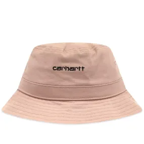 Carhartt WIP Script Bucket HatFrosted Pink & Black