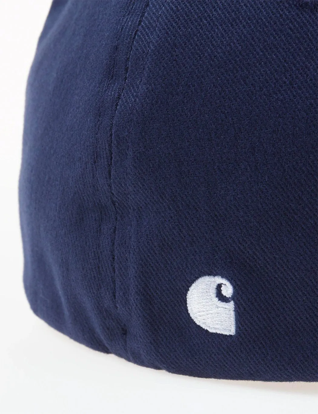 Carhartt-WIP Script Cap (Brushed Twill) - Dark Navy Blue