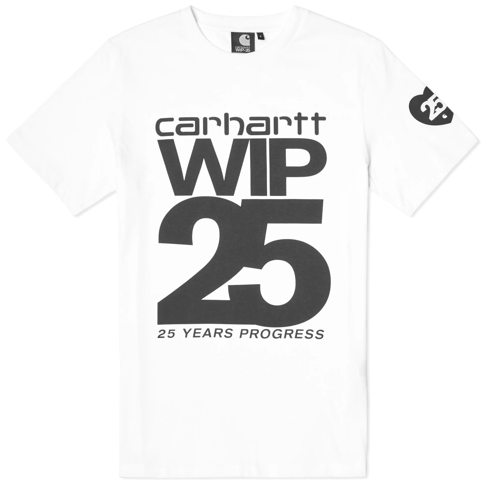 Carhartt WIP Script Tee XXVWhite & Black