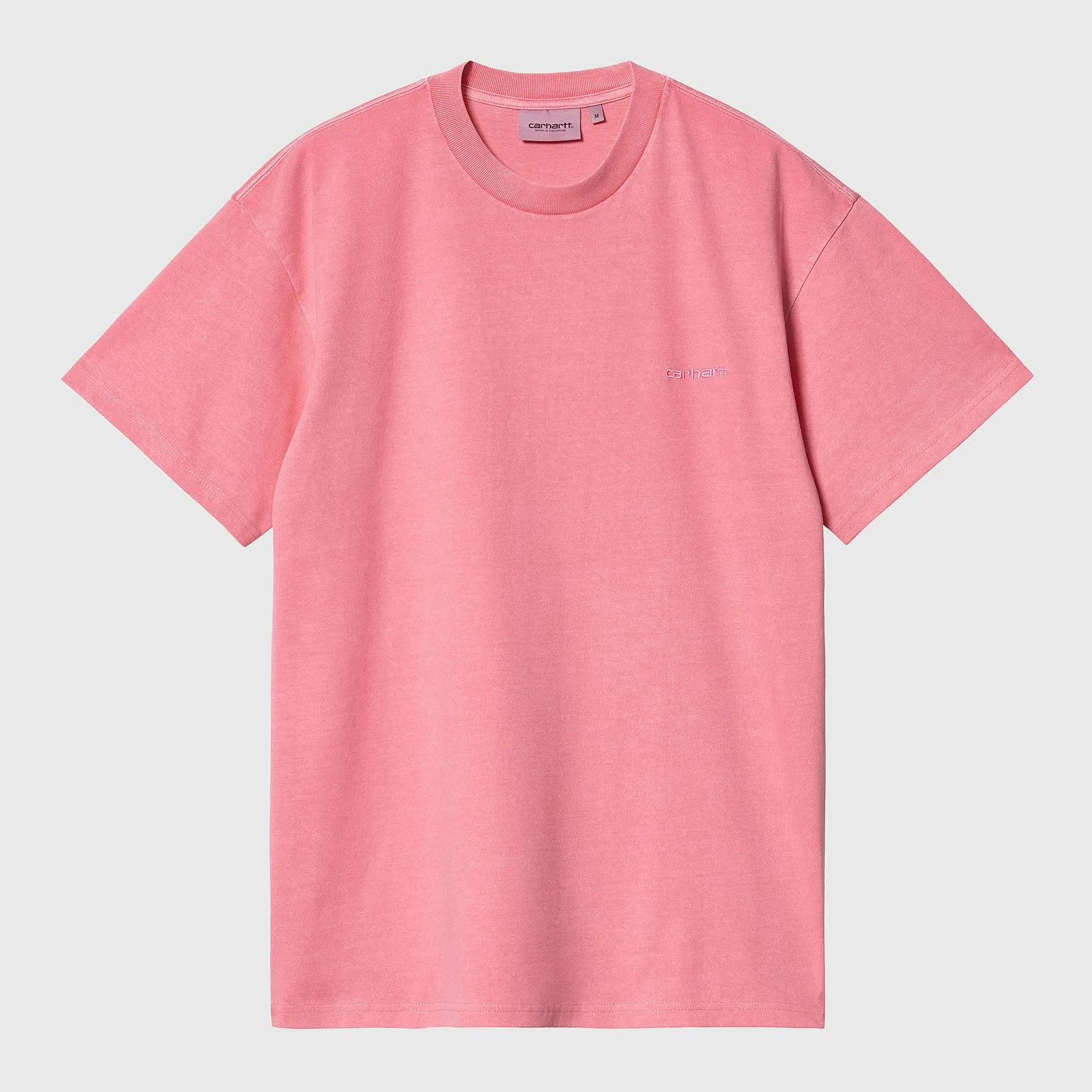 Carhartt Wip S/s Duster Script T-shirt Rosa Fluo Uomo