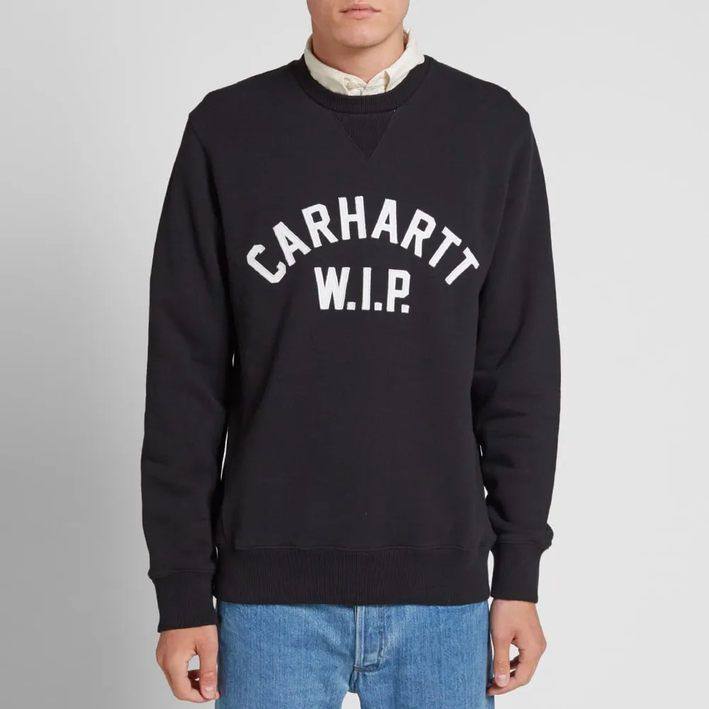 Carhartt WIP USS Script SweatBlack & White