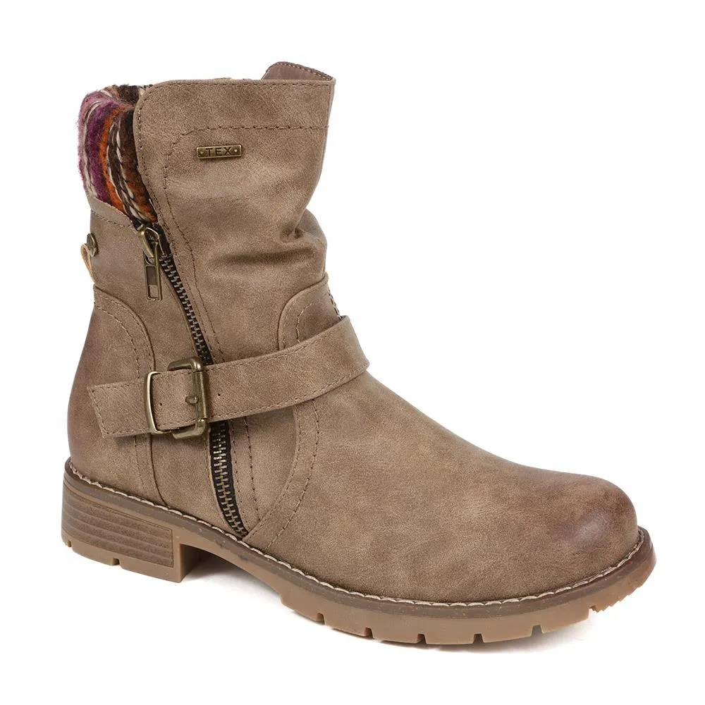 Casual Biker Boots - WBINS38033 / 324 161