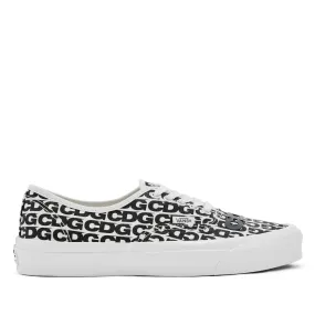 CDG - Vans Message Authentic - (White/Black)