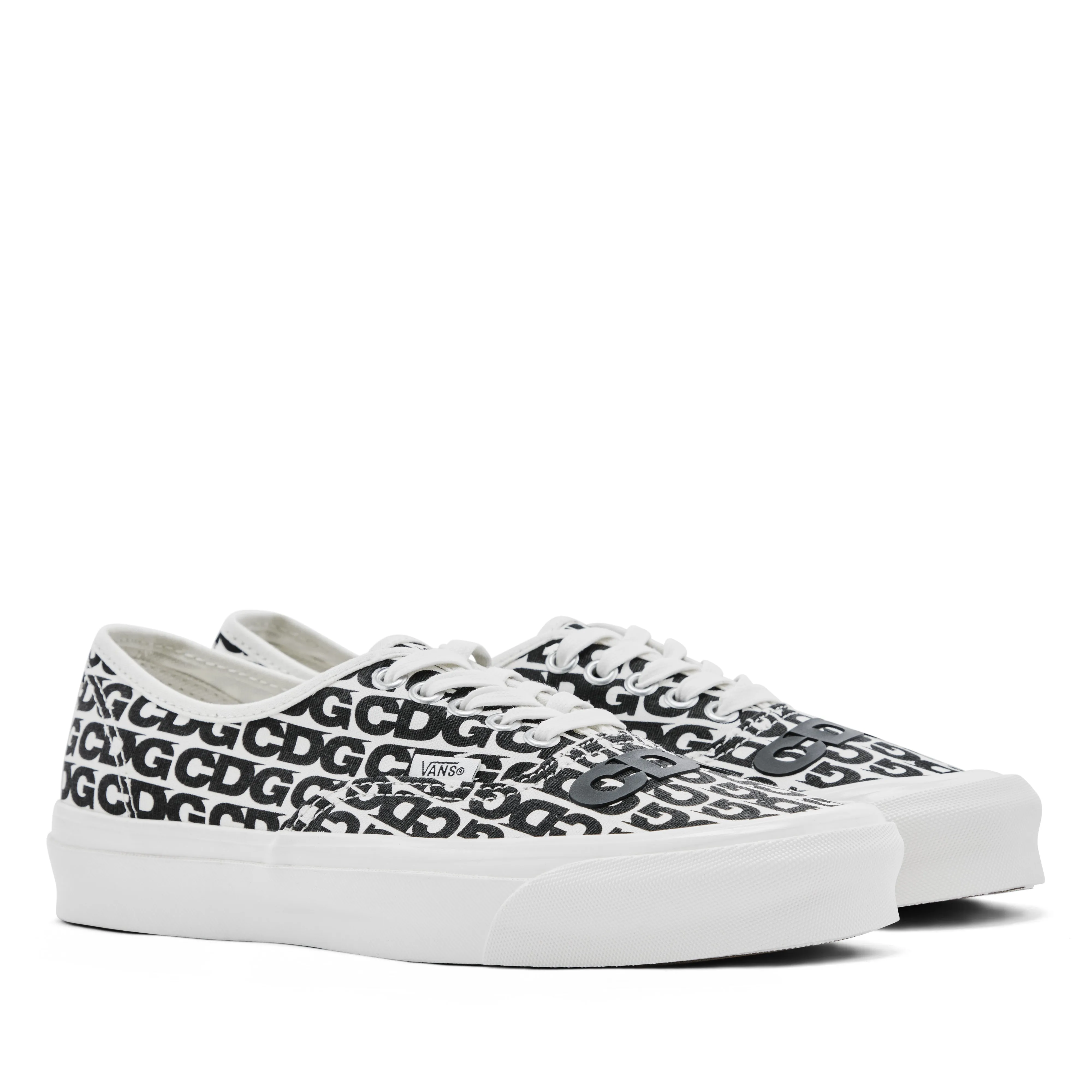 CDG - Vans Message Authentic - (White/Black)