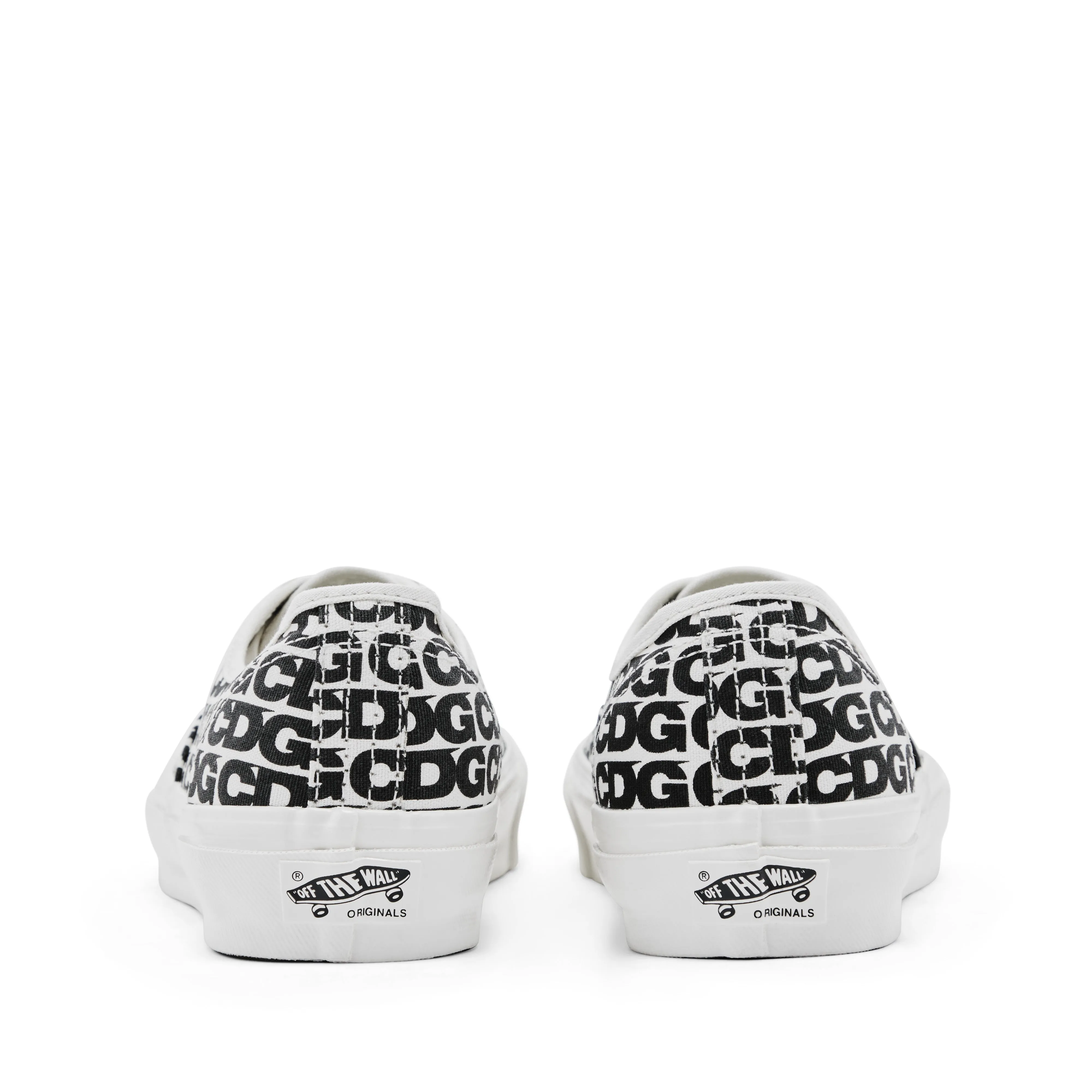 CDG - Vans Message Authentic - (White/Black)