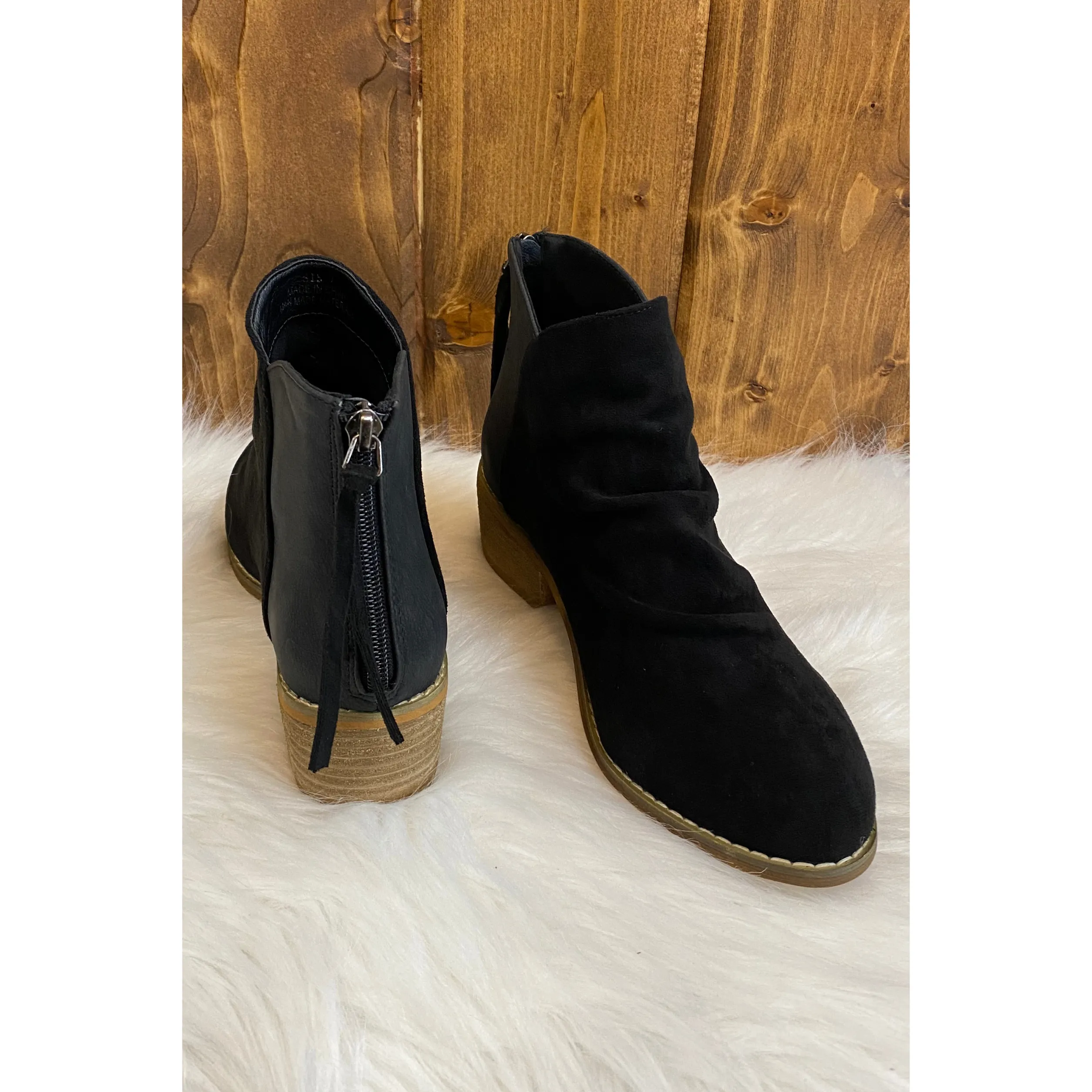 Corkys Sis Black Ankle Boots *Final Sale*