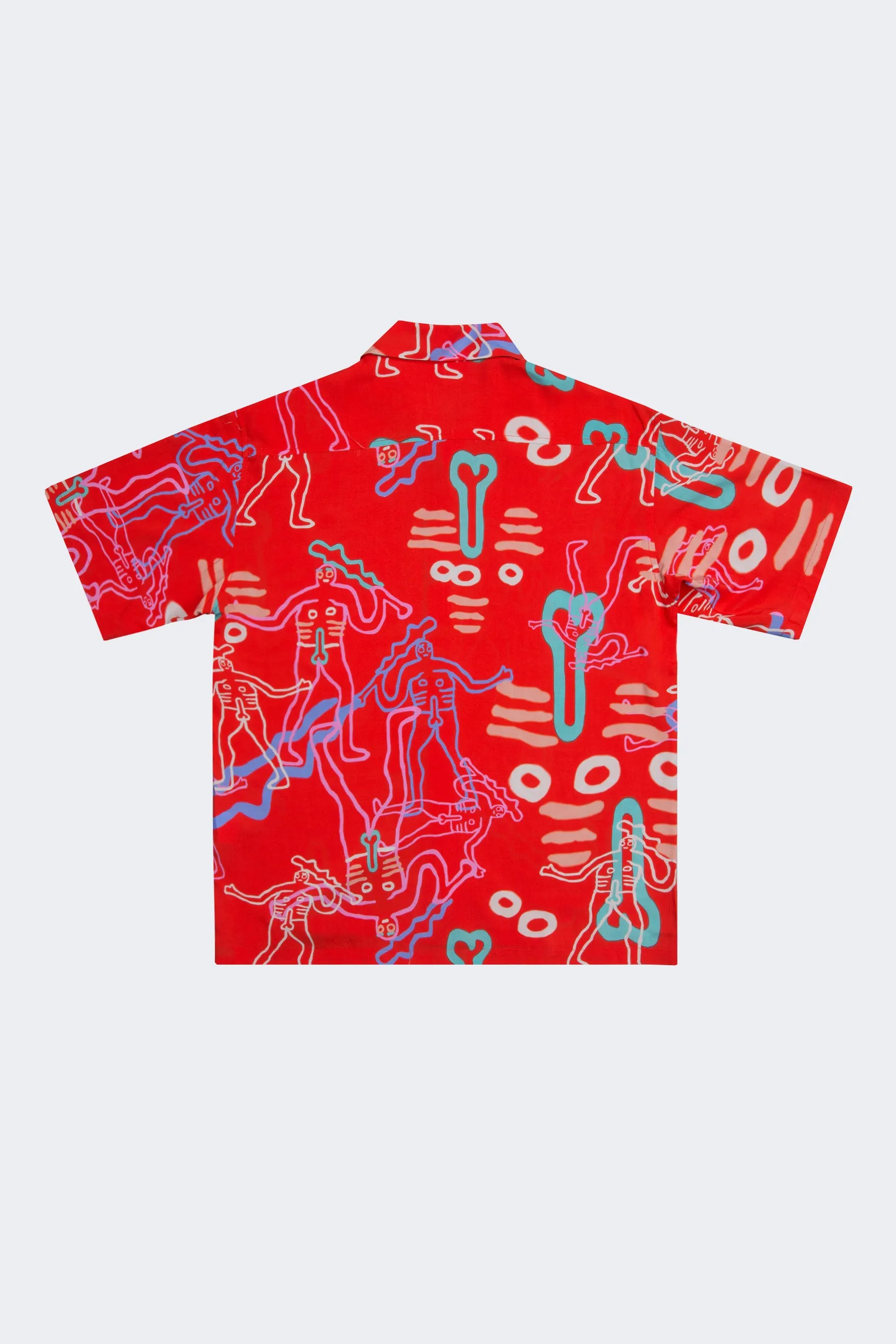 Dude Hawaiian shirt Red