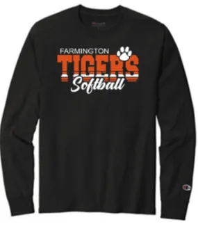 FHS SOFTBALL 50/50 COTTON/POLY LONG SLEEVE TEE