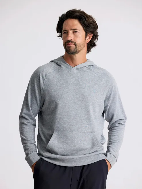 Free Fly Men's Bamboo Lightweight Fleece Hoodie: Heather Grey