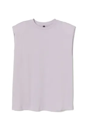 H&M  |Crew Neck Unisex Sleeveless Street Style Plain Cotton