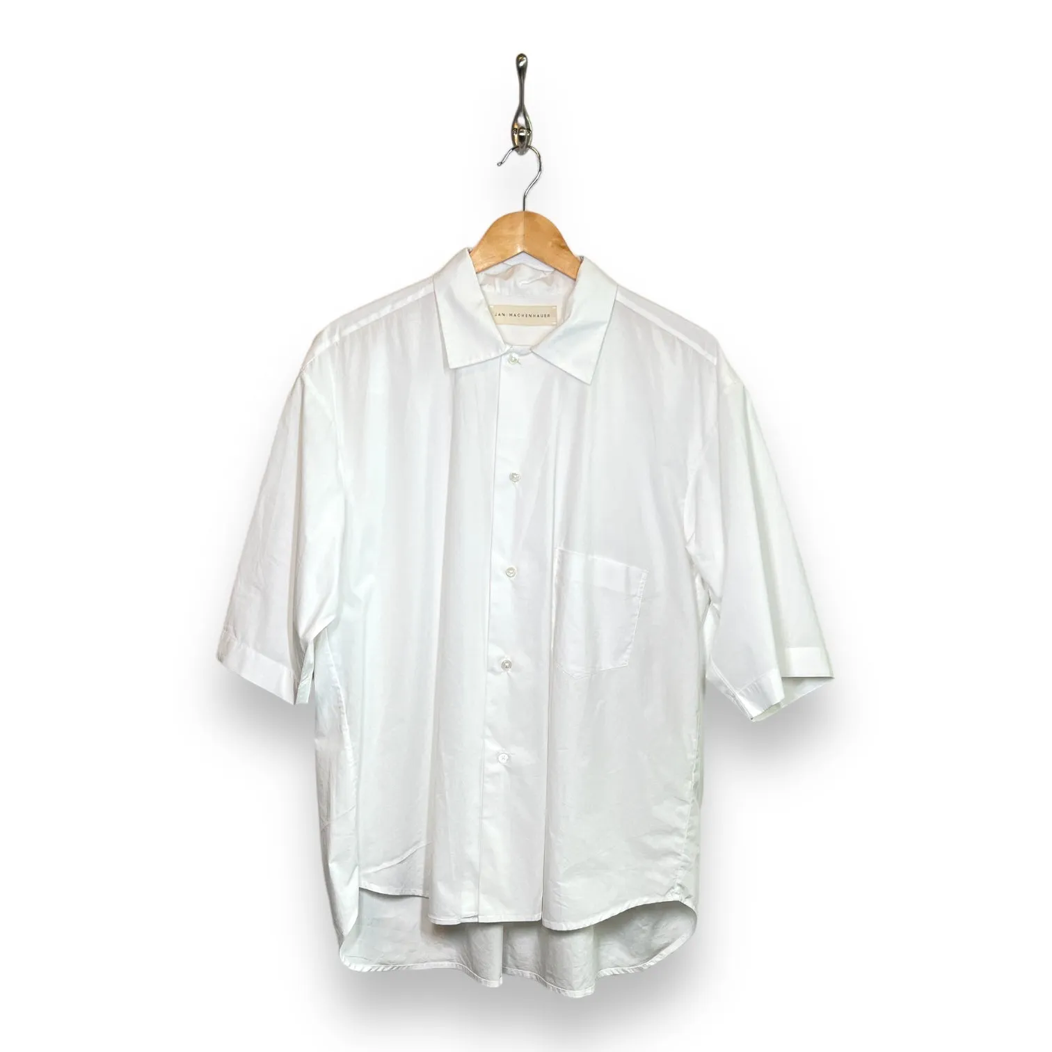 Jan Machenhauer Fred Oversize Shirt poplin/white