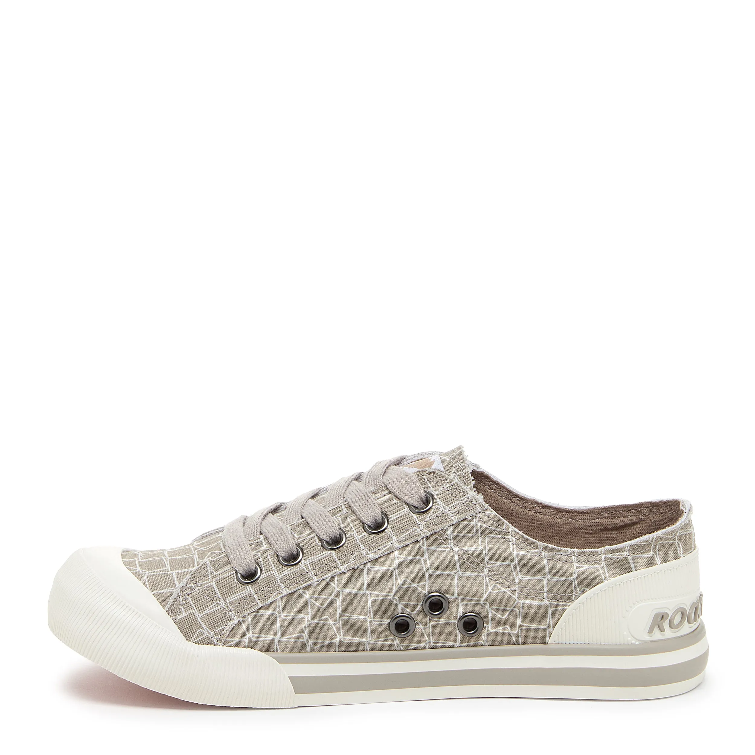 Jazzin Taupe Geometric Sneaker