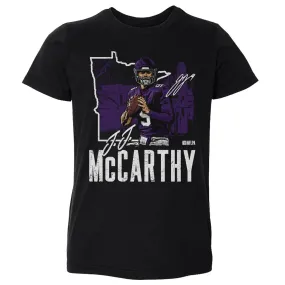 J.J. McCarthy Youth 500 Level Black Premium Name Tee