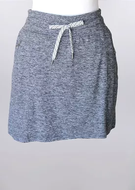 'Keren Hart' Women's Drawstring Skort - Heather Grey