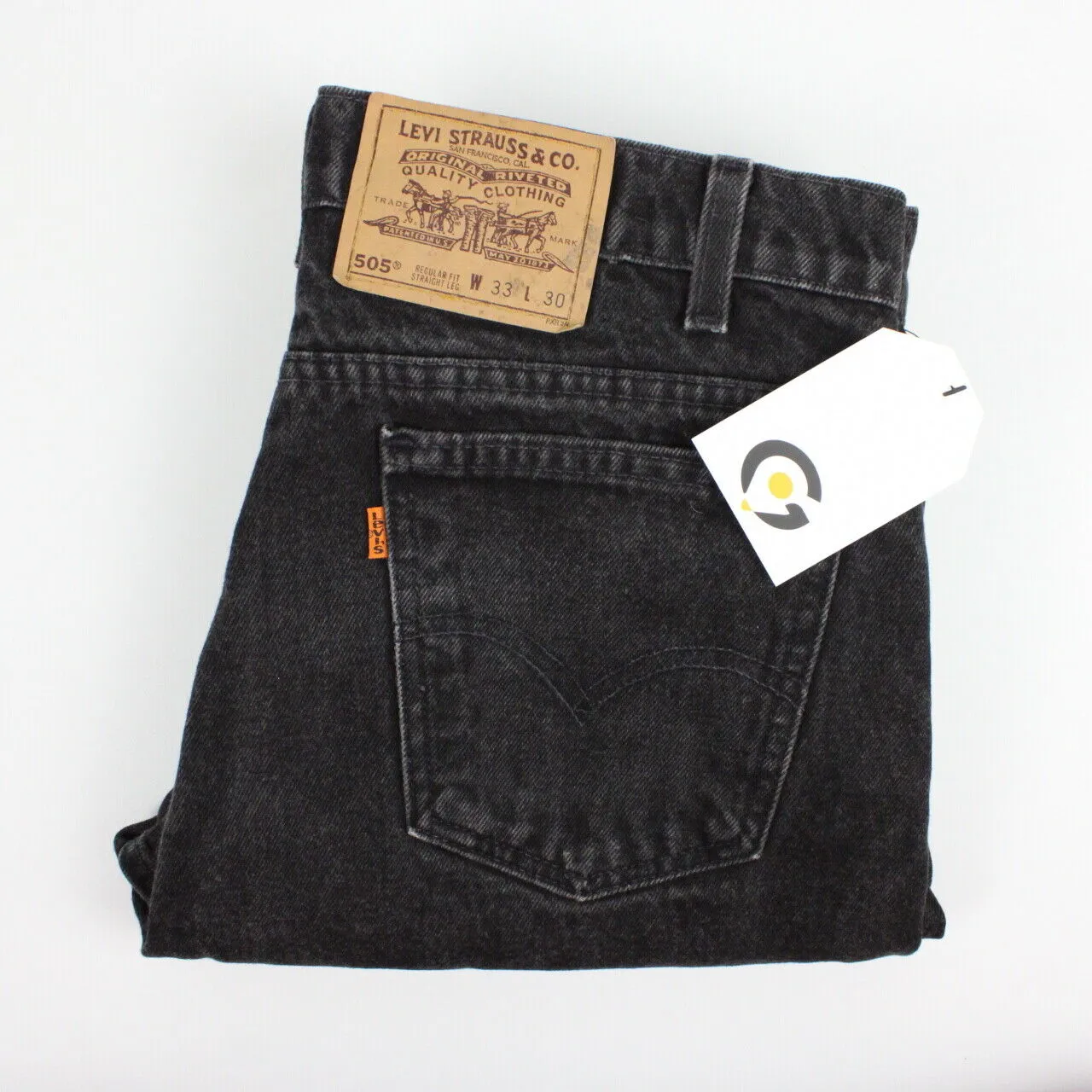 LEVIS 505 Jeans Black Charcoal | W33 L30