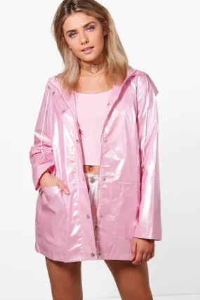 Lily Metallic Rain Coat