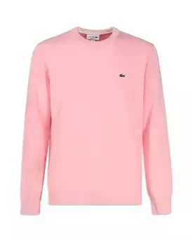 Maglione Uomo Lacoste Filo Regular Fit Rosa