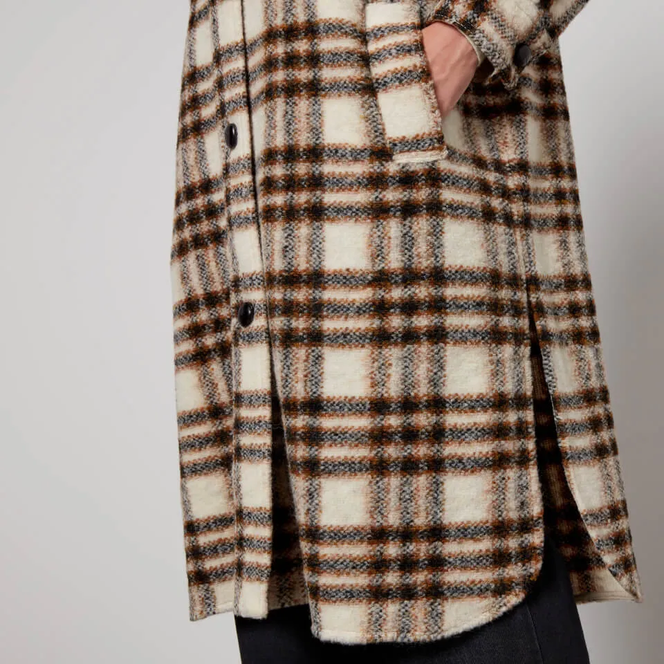 Marant Etoile Fontizi Checked Wool-Blend Jacket - 1/UK 8 | Coggles