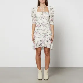 Marant Etoile Galdino Floral Cotton Dress - FR 34/UK 6 | Coggles