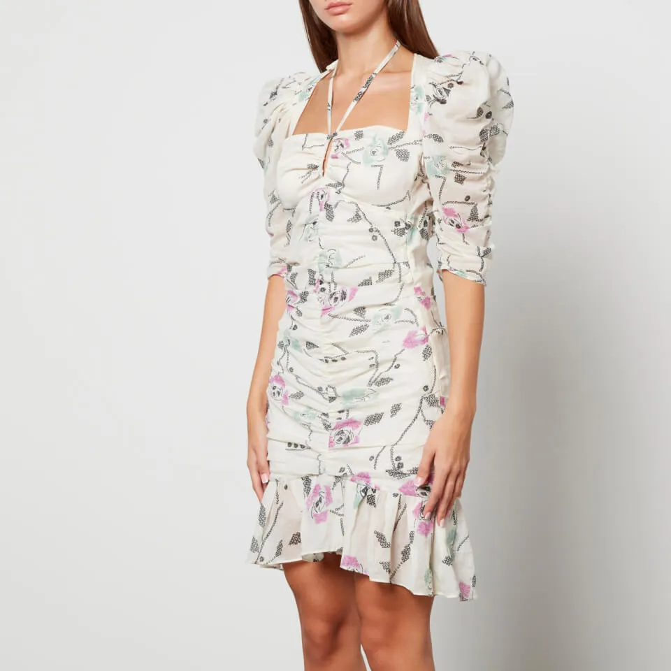 Marant Etoile Galdino Floral Cotton Dress - FR 34/UK 6 | Coggles