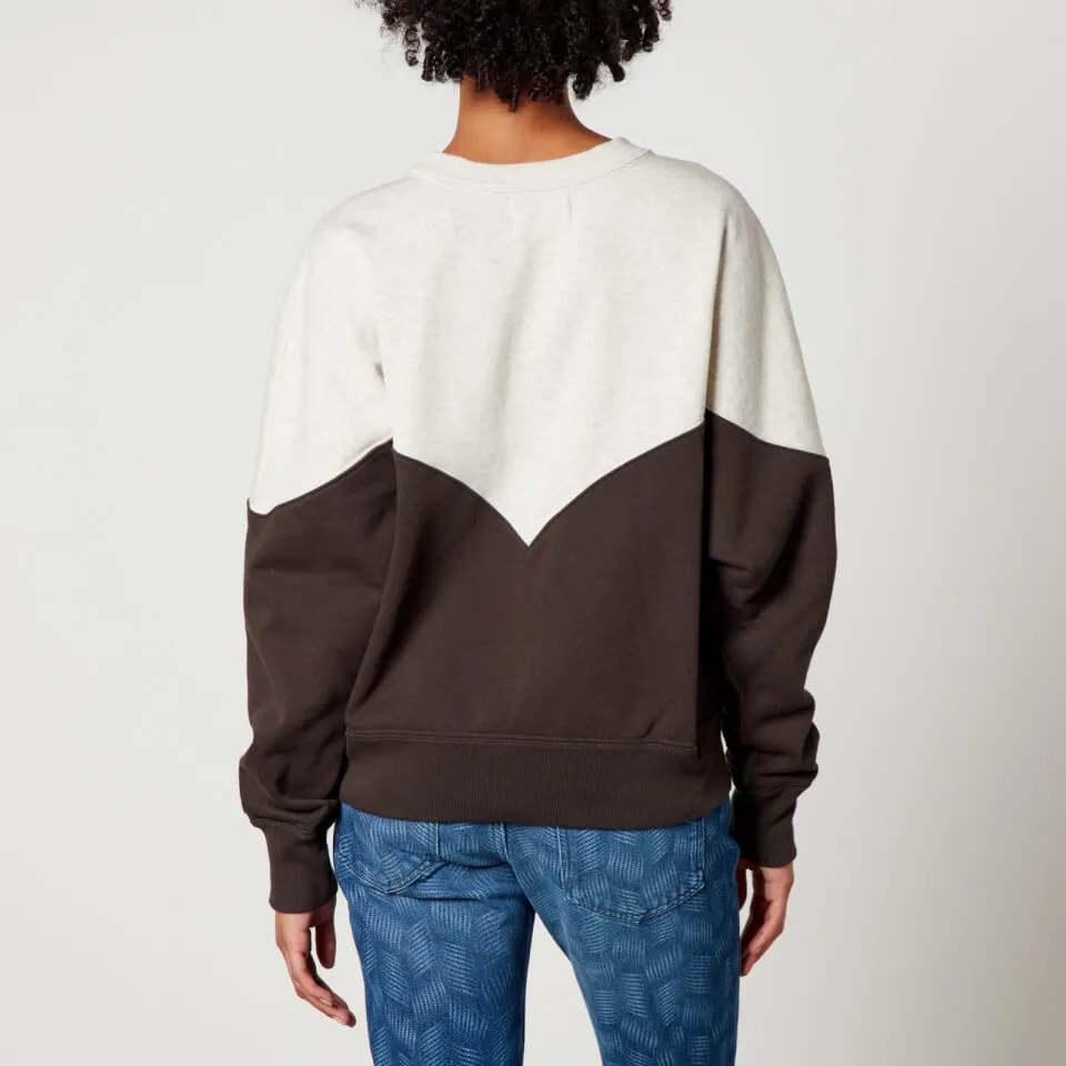 Marant Etoile Houston Cotton-Blend Logo Sweatshirt - FR 34/UK 6 | Coggles